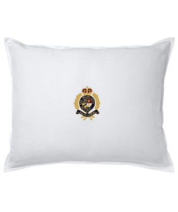 Coussin RL Crest Blanc la livraison gratuite