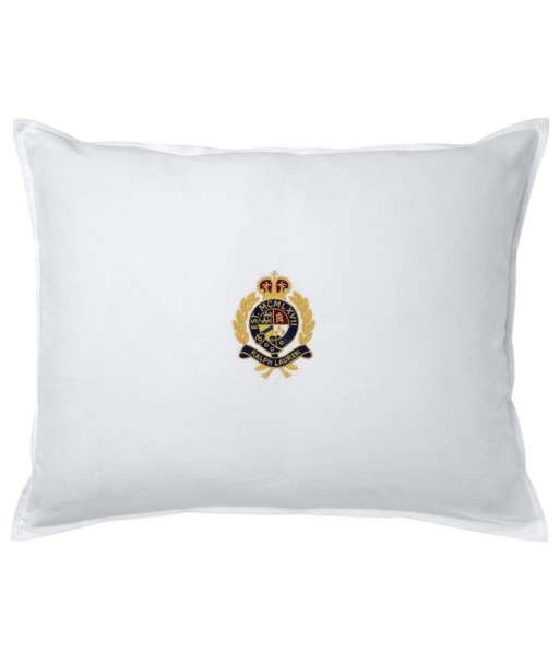 Coussin RL Crest Blanc la livraison gratuite