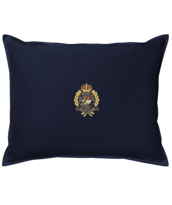 Coussin RL Crest Bleu Marine français