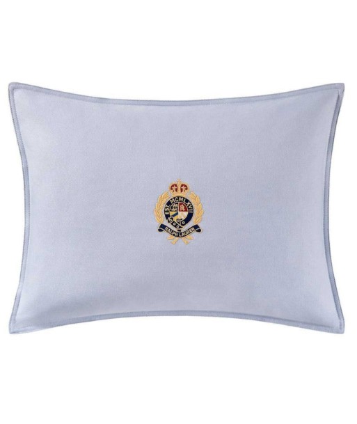 Coussin RL Crest Bleu Ciel Comparez plus de prix