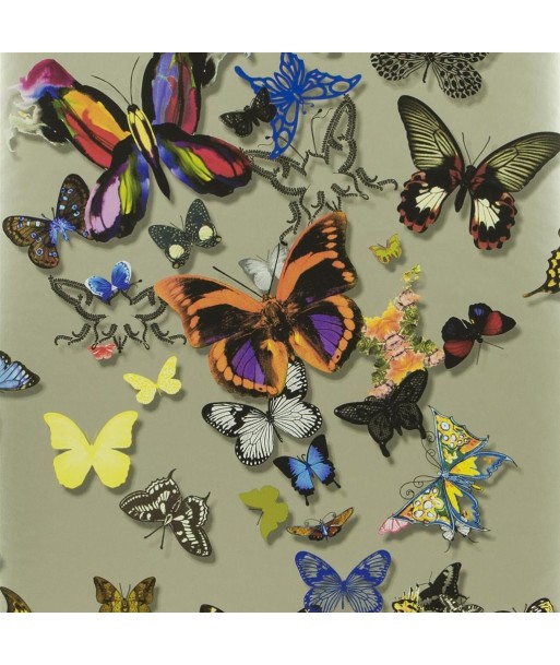 Papier Peint CL Butterfly Parade - Platine outlet