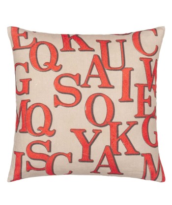 Coussin Alphabet Parchment 2023