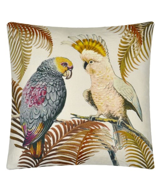 Coussin Parrot And Palm Parchment en ligne