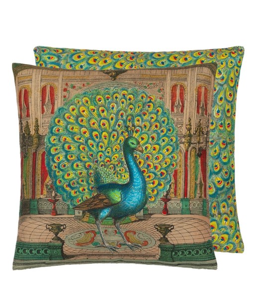 Coussin Peacock Emerald pas chere