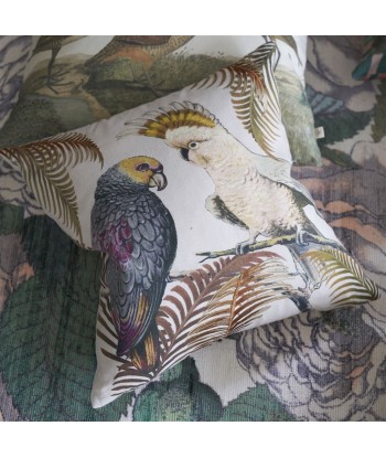 Coussin Parrot And Palm Parchment en ligne