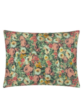 Coussin Toucan Floral Sepia basket pas cher