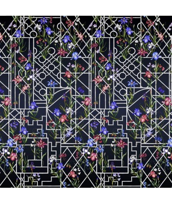 Papier Peint CL Fretwork Garden Panoramic Indigo shop