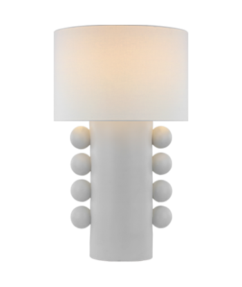 Lampe Tiglia Grande Plâtre Blanc de France