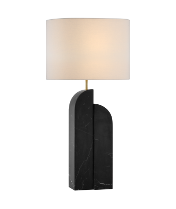 Lampe Savoye Droite Marbre Noir français