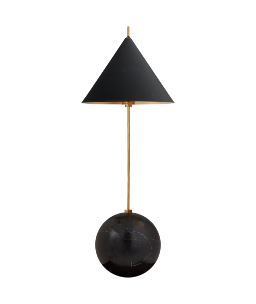 Lampe d'appoint Cleo Orb Noire Laiton 2024