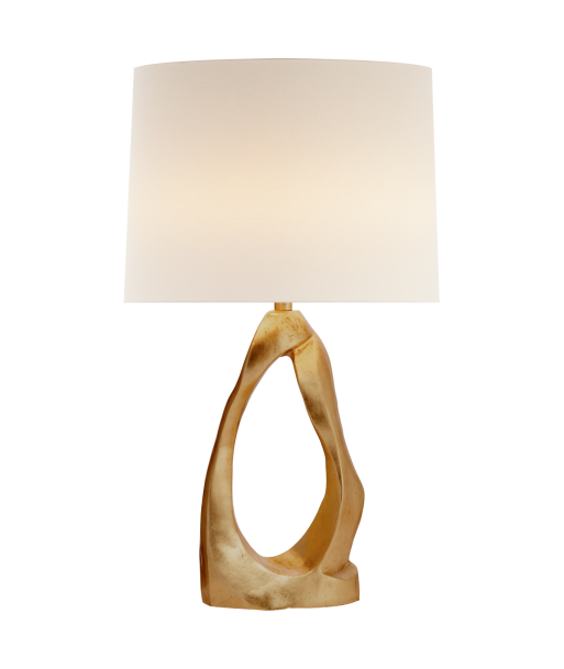 Lampe Cannes Dorée brillant des détails fins