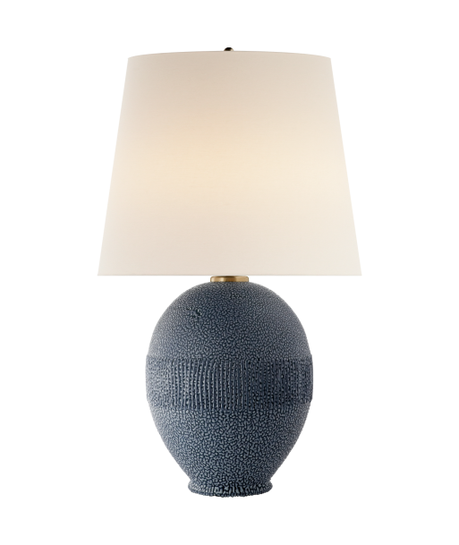 Lampe Toulon Porcelaine Bleu Perlé pas chere