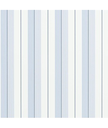 Papier Peint RL Aiden Stripe - Blue / Navy / White Les magasins à Paris et en Île-de-France