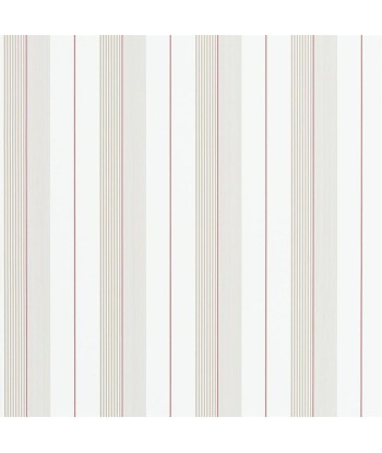 Papier Peint RL Aiden Stripe - Natural / Red Comparez plus de prix