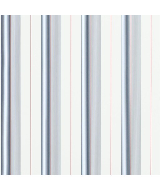 Papier Peint RL Aiden Stripe - Navy/red/white sur le site 