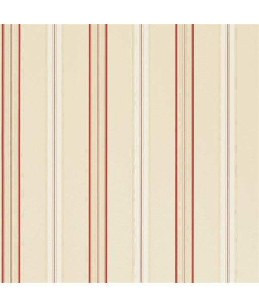 Papier Peint RL Dunston Stripe - Vermilion 2023