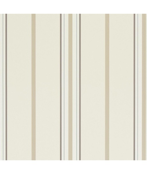 Papier Peint RL Marden Stripe - White/tan la chaussure