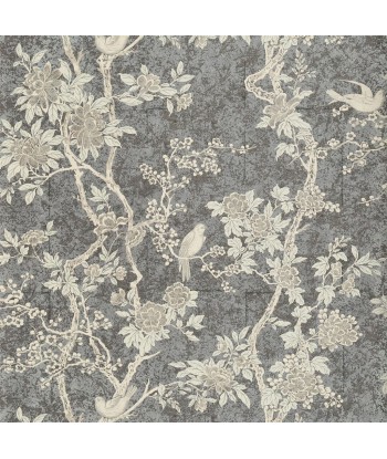 Papier Peint RL Marlowe Floral - Gunmetal Toutes les collections ici