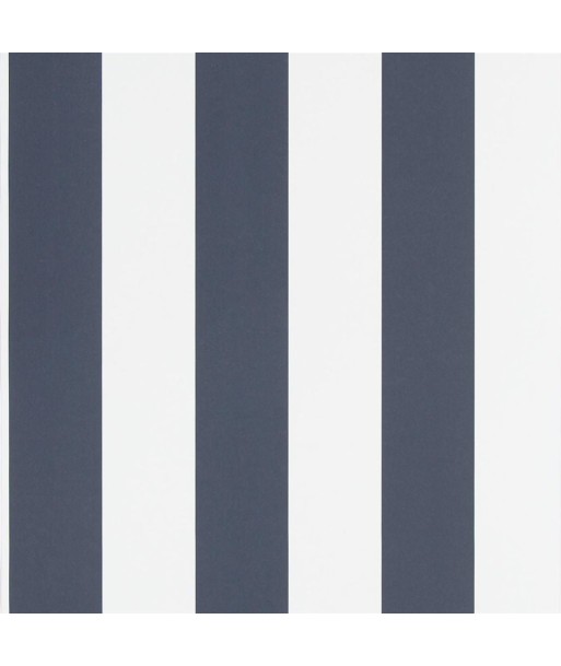 Papier Peint RL Spalding Stripe - Navy / White Amélioration de cerveau avec