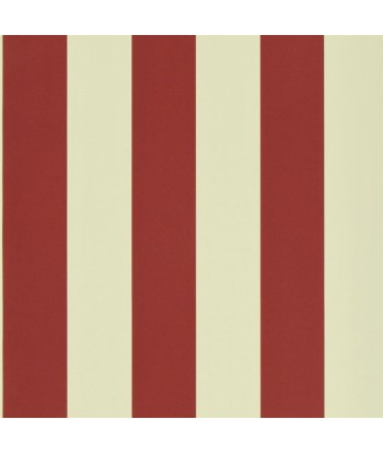 Papier Peint RL Spalding Stripe - Red / Sand pas cher chine