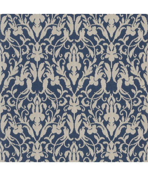 Papier Peint RL Speakeasy Damask Indigo Amélioration de cerveau avec