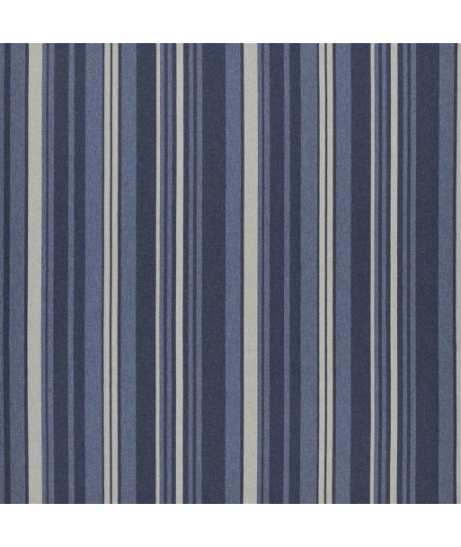 Tissu RL Big Basin Stripe - Indigo france