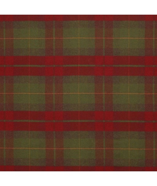 Tissu RL Coach Road Tartan Crimson de l' environnement