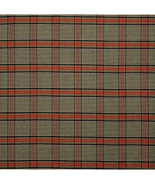 Tissu RL Collins Tartan Ancient Black Véritable concentré