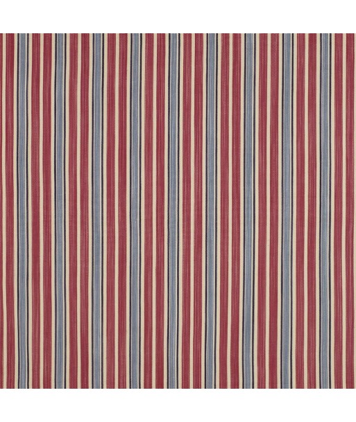 Tissu RL Colombier Stripe Antique Red votre