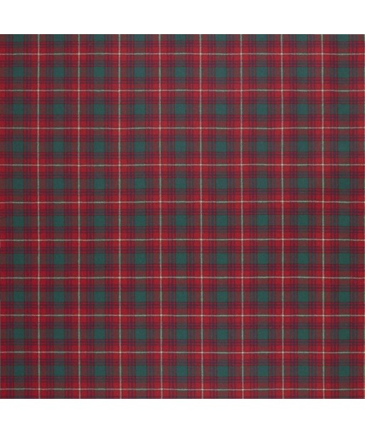 Tissu RL Doncaster Tartan Evening Red Paris Déstockage Promo