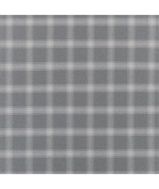 Tissu RL Doublebrook Plaid Grey Flannel pas cher chine