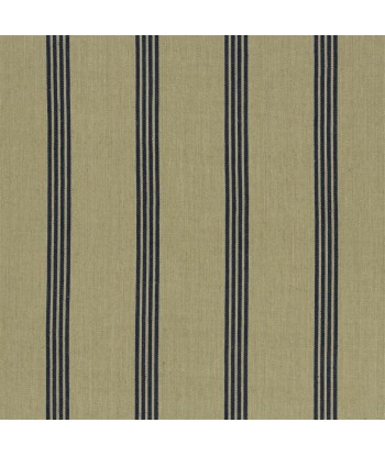 Tissu RL Driftwood Stripe - Squid Ink Véritable concentré