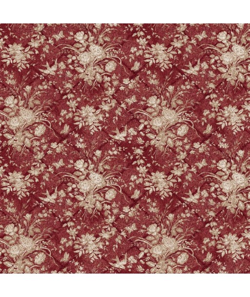 Tissu RL Eliza Floral - Sunbaked Red à prix réduit toute l'année