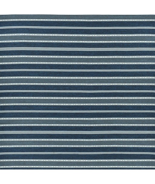 Tissu RL Ensenada Stripe Indigo Les êtres humains sont 