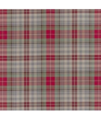 Tissu RL Glasglow Tartan Vintage Red Amélioration de cerveau avec