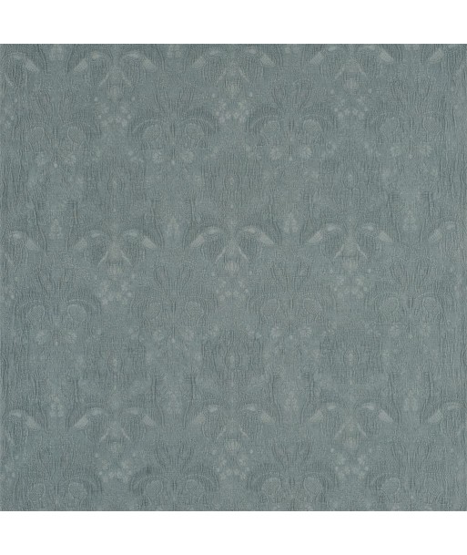 Tissu RL Houghton Damask Vintage Blue Pour