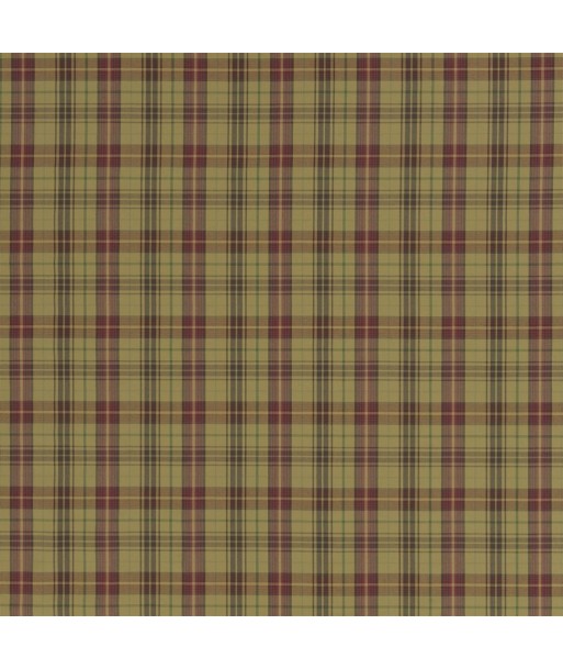 Tissu RL Kensington Tartan - Tan la livraison gratuite