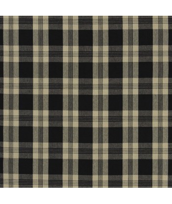 Tissu RL Mill Pond Check - Black/linen online