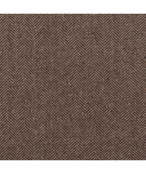 Tissu RL Stoneleigh Herringbone Mahogany les muscles