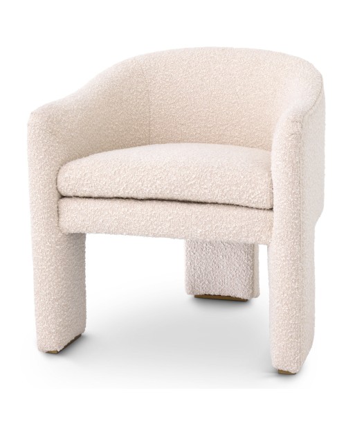 Fauteuil Pebbles Crème Bouclé Par le système avancé 