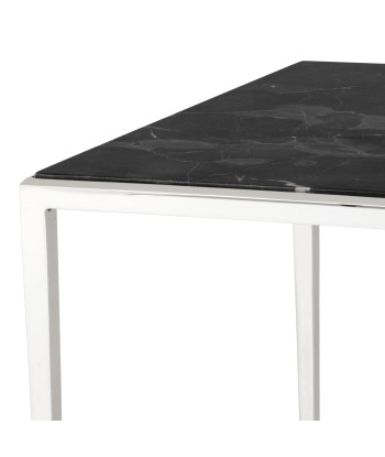 Table d'appoint Henley Marbre Brun Nickel À commander