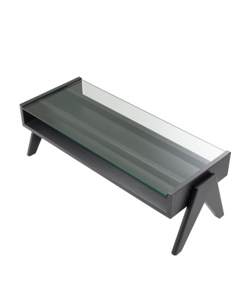 Table Basse Noire Lionnel pas cheres