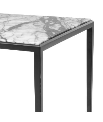 Table d'appoint Henley Marbre Blanc Bronze Les magasins à Paris et en Île-de-France