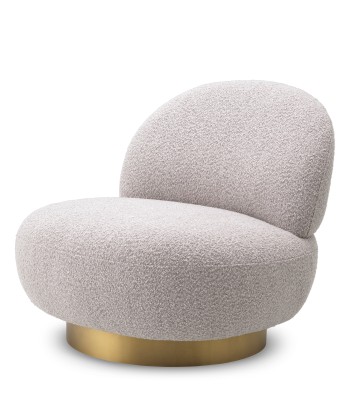 Fauteuil Clément Gris Bouclé en ligne