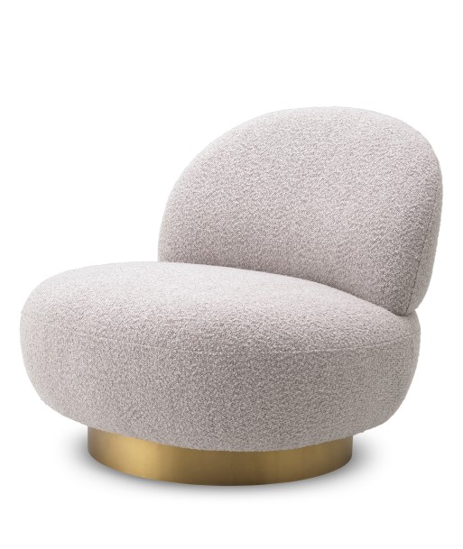 Fauteuil Clément Gris Bouclé en ligne