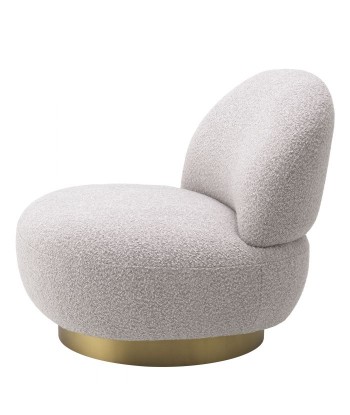 Fauteuil Clément Gris Bouclé en ligne