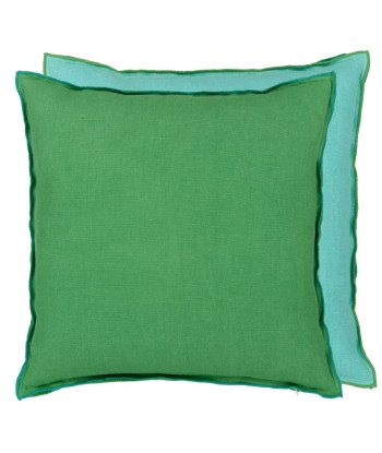 Coussin DG Brera Lino Emerald & Capri Linen Economisez 