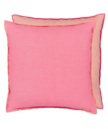 Coussin DG Brera Lino Hibiscus & Peach Linen pas cher chine