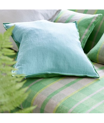 Coussin DG Brera Lino Emerald & Capri Linen Economisez 