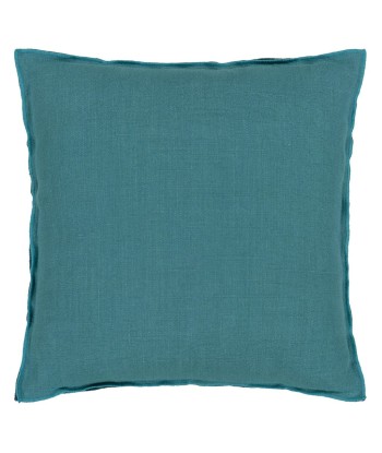 Coussin DG Brera Lino Indian Ocean & Teal Linen du meilleur 